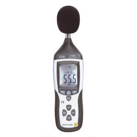 CEM DT-8851 Industrial High Accuracy Digital Sound Noise Level Meter Data Logger with USB Interface