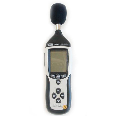CEM DT-8852 Industrial High Accuracy Digital Sound Noise Level Meter Data Logger with USB