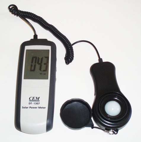 CEM DT-1307 Solar Power Sunlight Meter