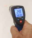 CEM DT-8865 Non-contact IR Thermometer Gun with Dual Laser up to 1832 Deg F, 1000 Deg C 30:1 D/S Ratio