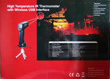 CEM DT-8856 Professional 2in1 Dual Laser IR K Type Thermometer 1922 deg F Wireless USB
