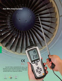 CEM DT-8880 Hot Wire Thermo-Anemometer Air Flow Velocity Meter with USB Interface