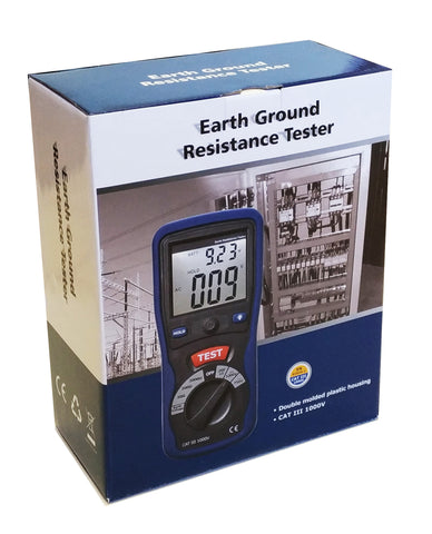 CEM DT-5300 Industrial Digital Earth Ground Resistance Tester Ohm DC/AC Volt Meter