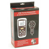 CEM DT-619 Digital CFM CMM Thermometer Anemometer Vane Wind Velocity Air Flow Meter